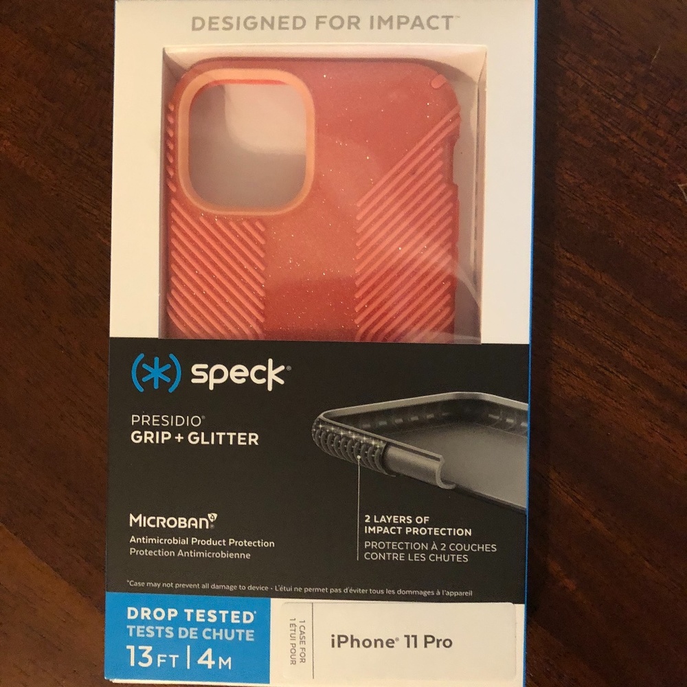 BNIB Speck Iphone 11 Pro Presidio Grip+Glitter